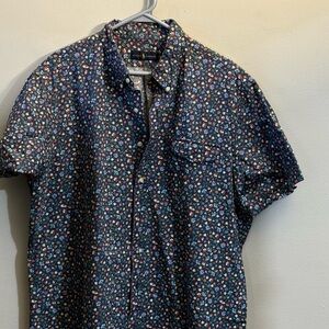 Polo Ralph Lauren Blue Floral Casual Shirt